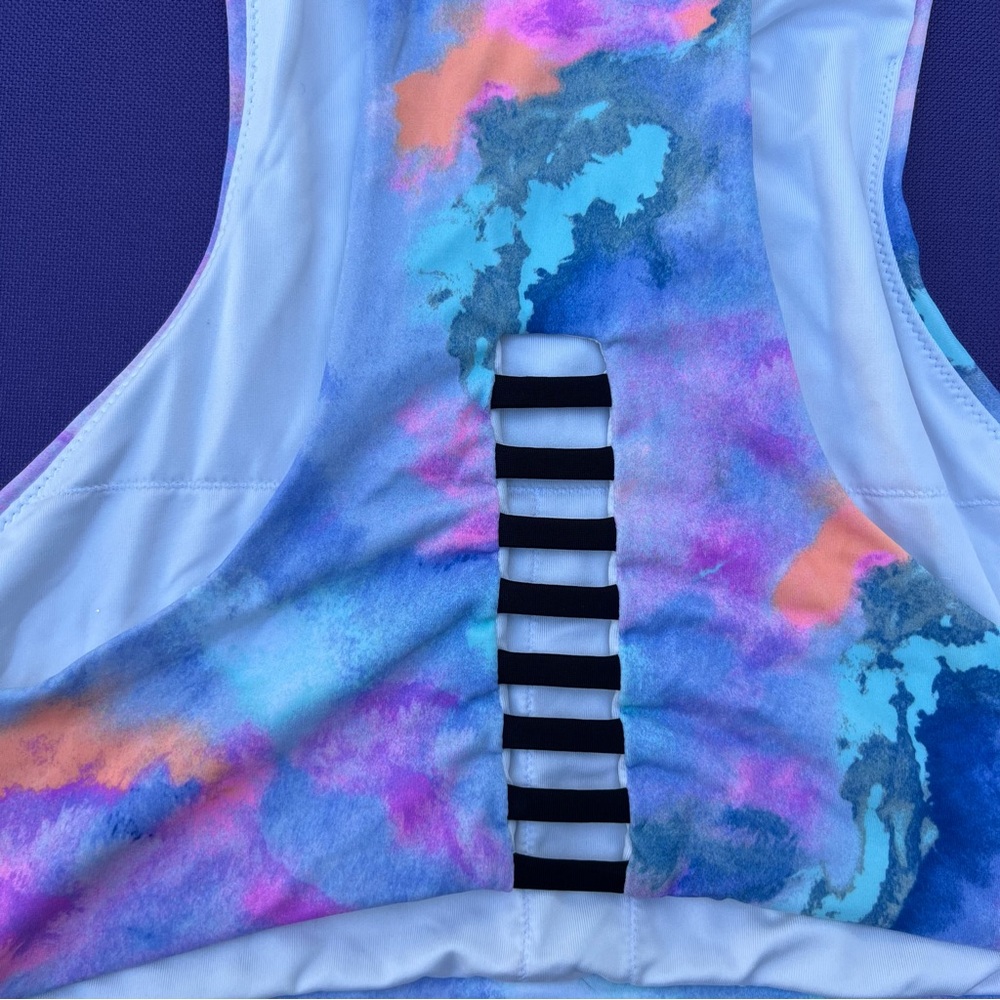 VS PINK Colorful Tie-Dye Sports Bra/Bralette - Picture 10 of 14